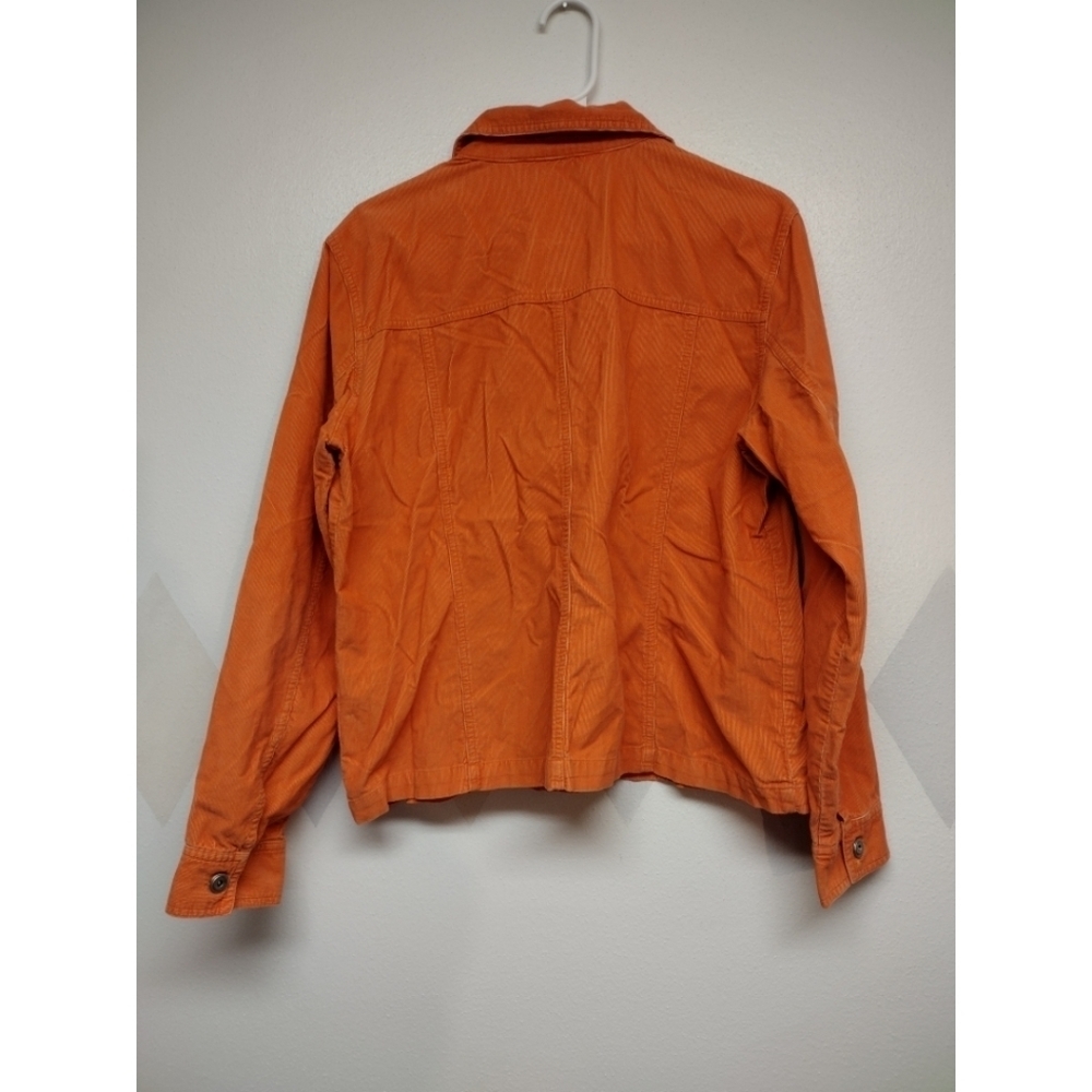 Casual Corner Annex orange corduroy jacket - Picture 2 of 10